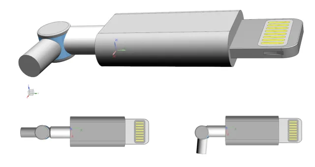 Rotating Lightning cable